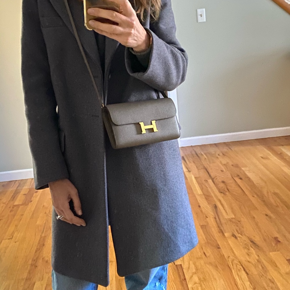 RED Valentino Gray Coat with Sophisticated Design